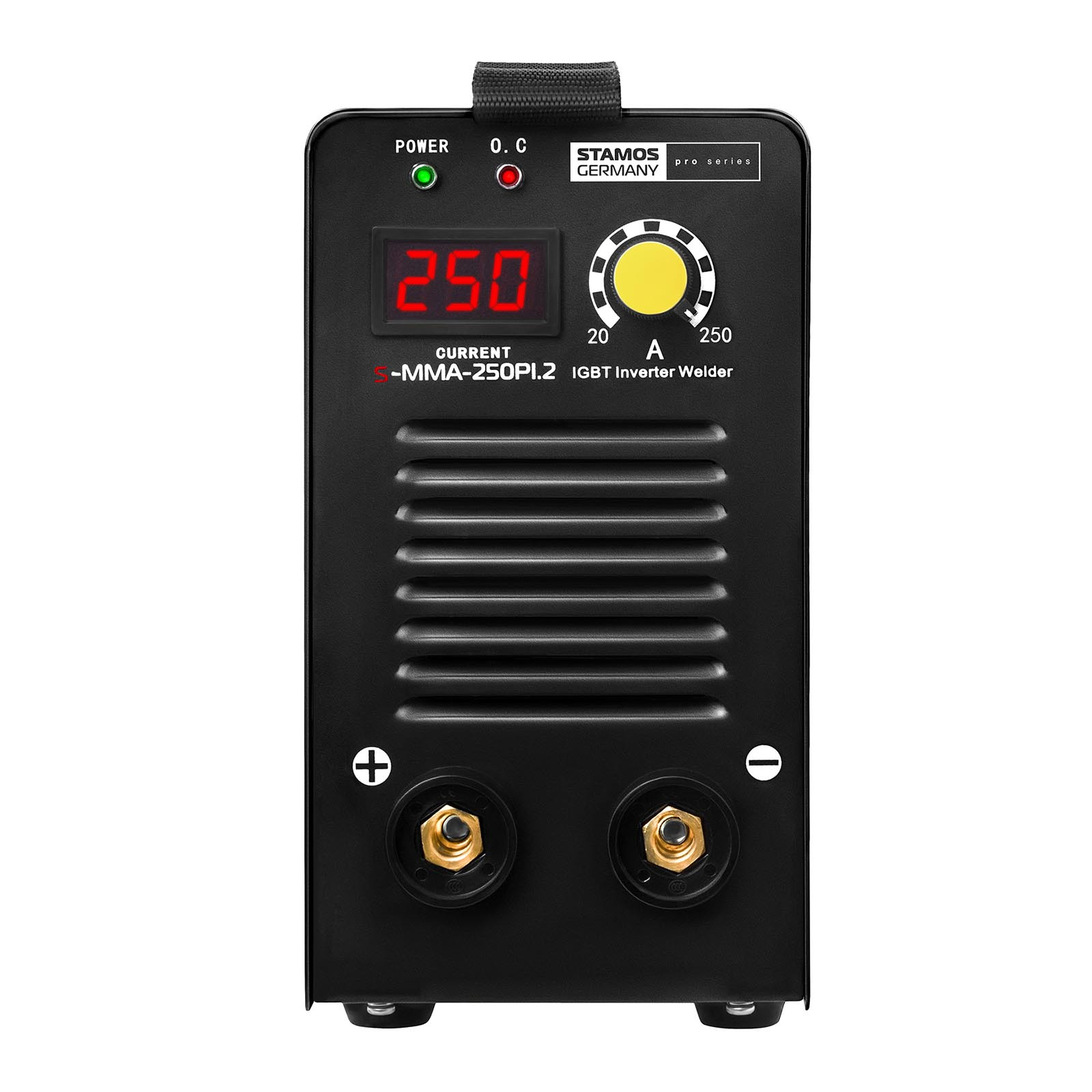 Kompaktowa niezawodna spawarka MMA IGBT z wyświetlaczem LED 250A 230V S-MMA-250PI.2 - obrazek 2